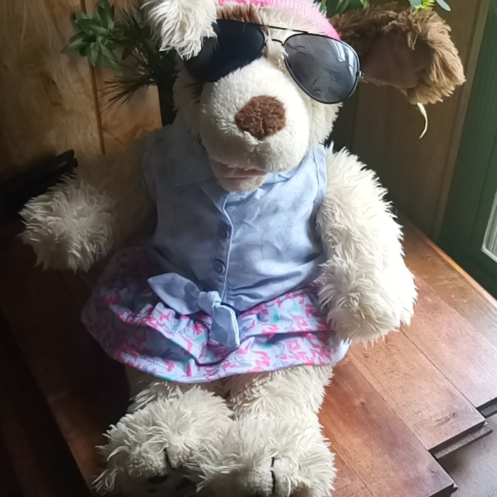Build-A-Bear shirt and skirt set